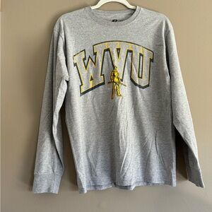 Gray WVU Long Sleeve Shirt